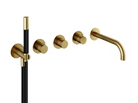 Hotbat - cobber (cb7072ext bbp) - afbouwdeel voor inbouw badthermostaat - - afbeelding 1 van  6