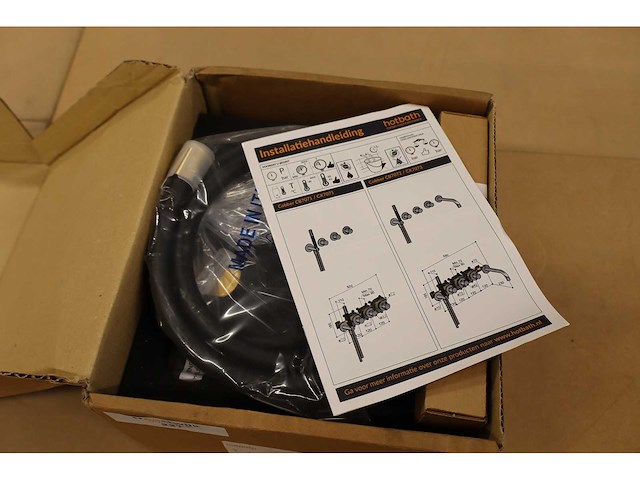 Hotbat - cobber (cb7072ext bbp) - afbouwdeel voor inbouw badthermostaat - - afbeelding 3 van  6
