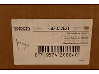 Hotbat - cobber (cb7072ext bbp) - afbouwdeel voor inbouw badthermostaat - - afbeelding 6 van  6