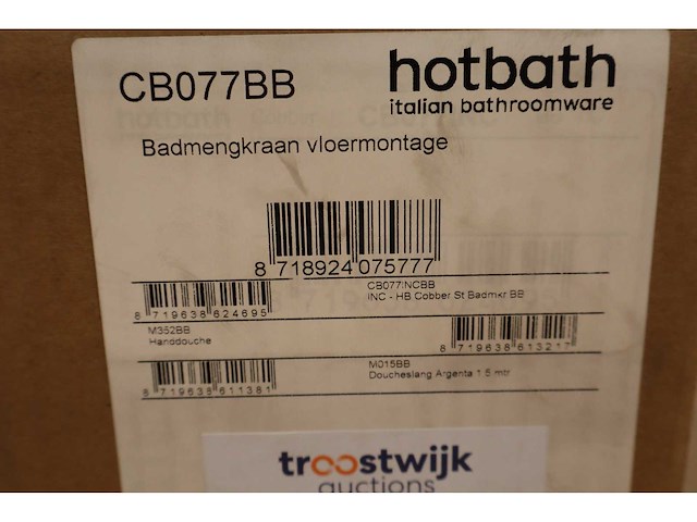Hotbath - cobber (cb077bb) - - badmengkraan vloermontage - afbeelding 9 van  9