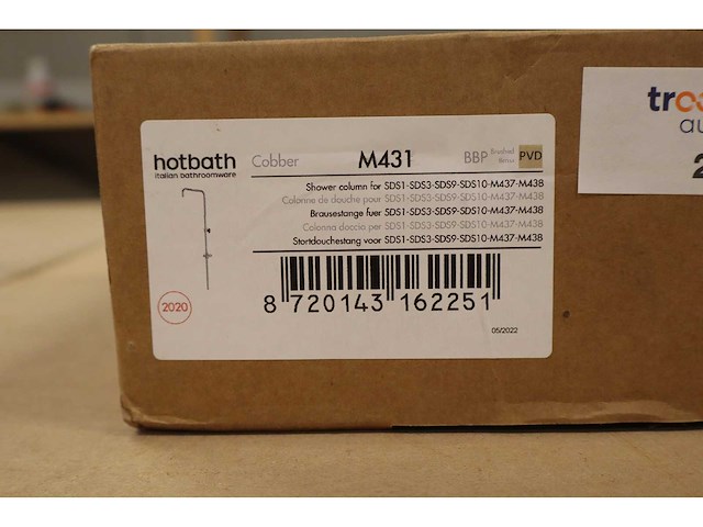 Hotbath - cobber (m431) - - wanduitloop bad-/douchekraan - afbeelding 2 van  5