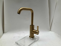 Hotbath ace wastafelkraan geborsteld messing pvd - afbeelding 2 van  8