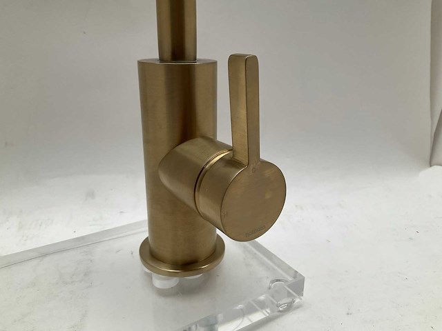 Hotbath ace wastafelkraan geborsteld messing pvd - afbeelding 5 van  8