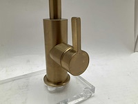 Hotbath ace wastafelkraan geborsteld messing pvd - afbeelding 5 van  8