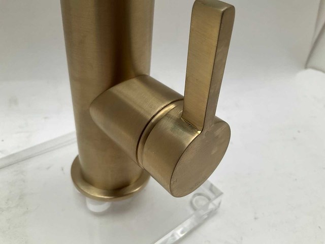 Hotbath ace wastafelkraan geborsteld messing pvd - afbeelding 7 van  8