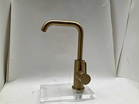 Hotbath ace wastafelkraan geborsteld messing pvd - afbeelding 6 van  8