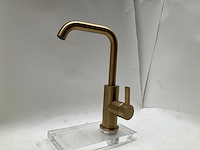 Hotbath ace wastafelkraan geborsteld messing pvd - afbeelding 8 van  8