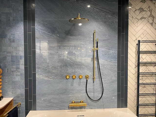 Hotbath bad thermostaatkraan en douche garnituur - afbeelding 1 van  5