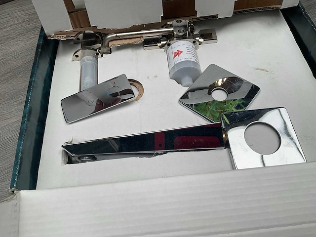 Hotbath bro br005 inbouw wastafelmengkraan chroom - afbeelding 2 van  2