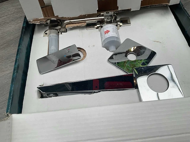Hotbath bro br005 inbouw wastafelmengkraan chroom - afbeelding 2 van  2