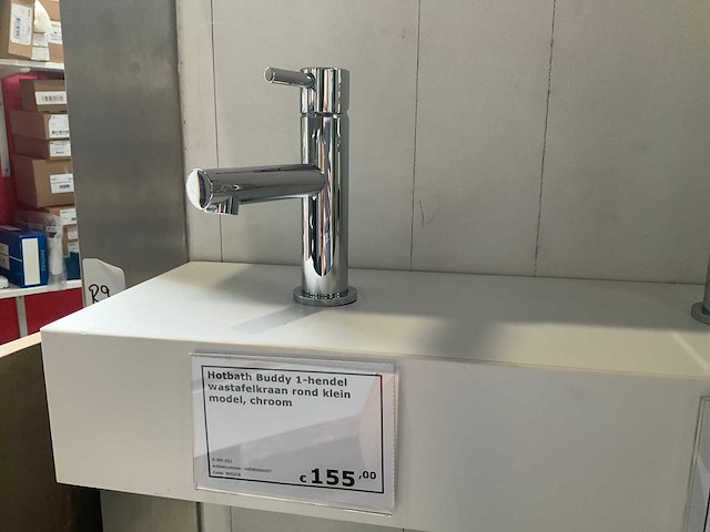 Hotbath buddy wastafelkraan zonder waste klein model - afbeelding 2 van  5