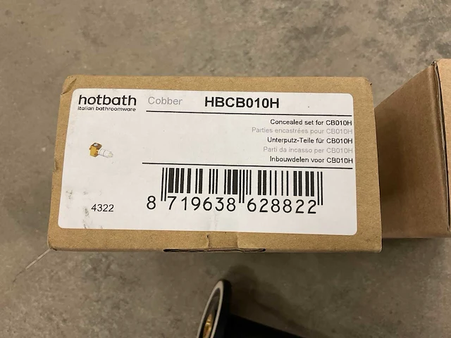 Hotbath cb010h inbouw wastafelkraan - afbeelding 2 van  3
