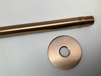 Hotbath cobber wandarm 38,5 geborsteld koper - afbeelding 3 van  5