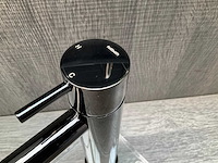 Hotbath cobber wastafelkraan medium gepolijst zwart pvd - afbeelding 4 van  7