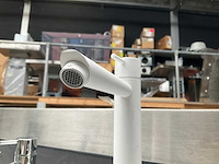 Hotbath cobber wastafelmengkraan 28,6 cm mat wit - afbeelding 6 van  7