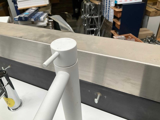 Hotbath cobber wastafelmengkraan 28,6 cm mat wit - afbeelding 7 van  7