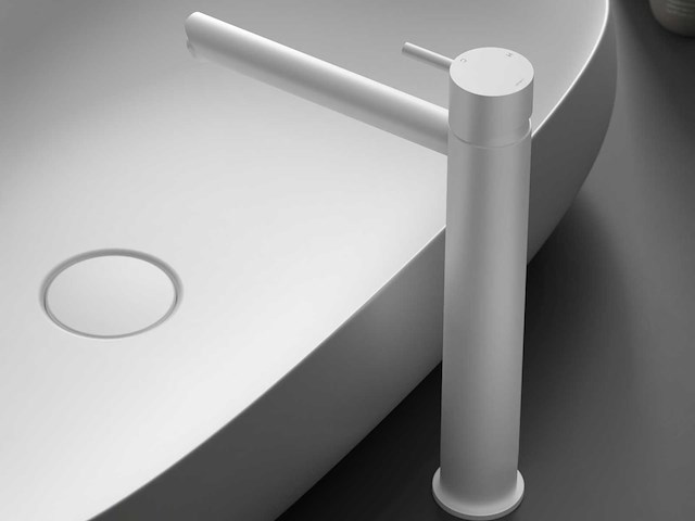 Hotbath cobber wastafelmengkraan 28,6 cm mat wit - afbeelding 1 van  5