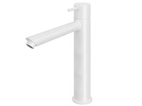 Hotbath cobber wastafelmengkraan hoog model 28,6 cm mat wit - afbeelding 1 van  7
