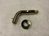 Hotbath fonteinkraan met sifon brushed brass - afbeelding 2 van  3