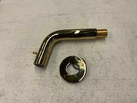 Hotbath fonteinkraan met sifon brushed brass - afbeelding 2 van  4