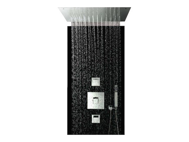 Hotbath mate m111 inbouw hoofddouche 50x50cm chroom - afbeelding 2 van  4