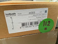 Hotbath mate m305 glijstang 90cm met geïntegreerde uitlaat chroom - afbeelding 1 van  1