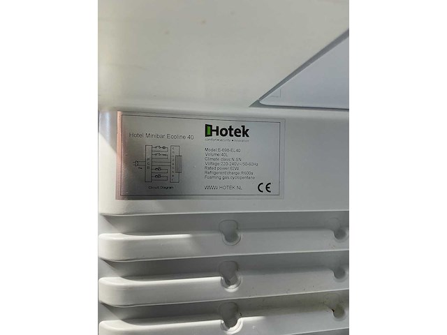 Hotek - e-698-el40 - minibar koelkast - afbeelding 4 van  4
