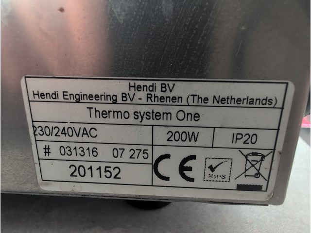 Hotpot hendi, elite thermo system one - afbeelding 4 van  4