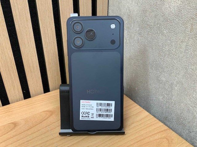 Hotwav - a17 pro max - nebula black mobiele telefoon - afbeelding 2 van  3