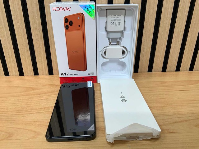 Hotwav - a17 pro max - nebula black mobiele telefoon - afbeelding 3 van  3