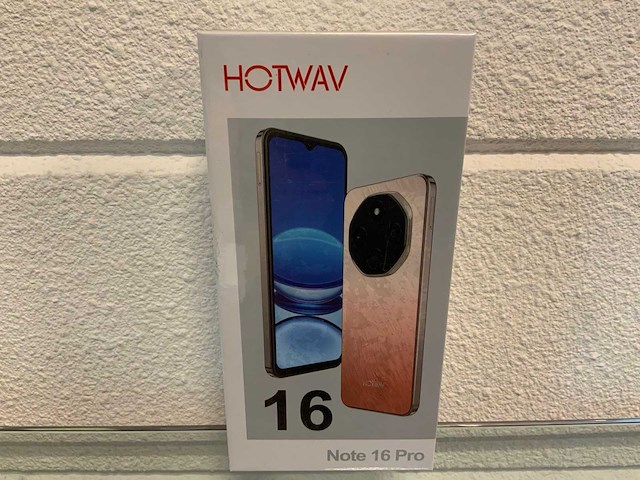Hotwav note 16 pro aurora red smartphone - afbeelding 7 van  9
