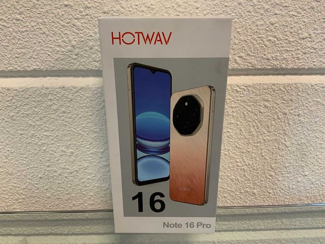 Hotwav note 16 pro space black smartphone - afbeelding 8 van  9