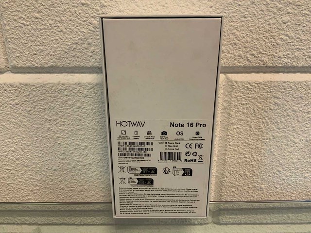 Hotwav note 16 pro space black smartphone - afbeelding 9 van  9