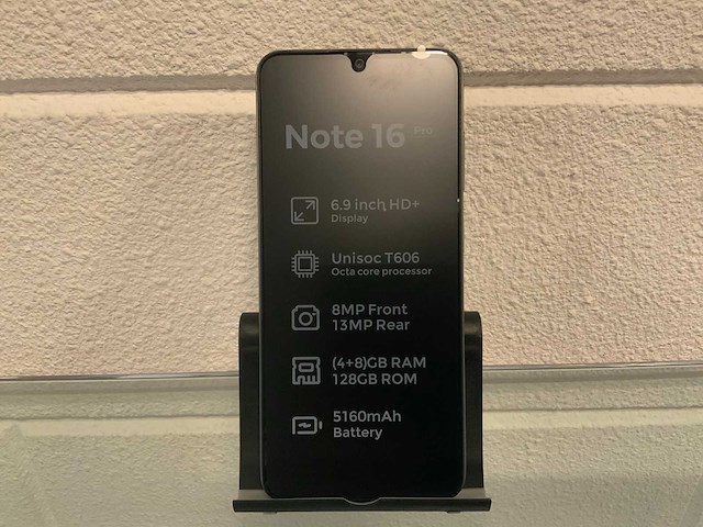 Hotwav note 16 pro titan gold smartphone - afbeelding 6 van  9