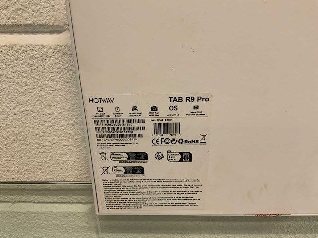 Hotwav tab r9 pro zwart tablet - afbeelding 6 van  6