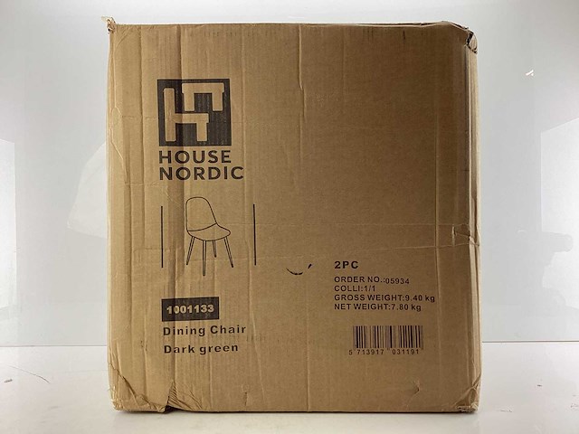 House nordic - hn1236 - eetkamerstoel (2x) - afbeelding 2 van  2