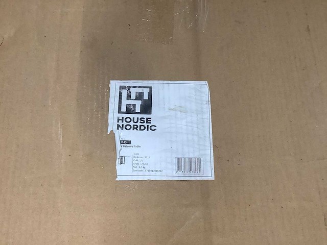 House nordic huelva teakhout inklapbare balkontafel (2x) - afbeelding 6 van  7