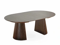 House nordic uitschuifbare eetkamertafel ø120x120-160-200x75cm