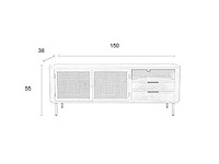 Housecraft living amaya tv meubel - afbeelding 5 van  8