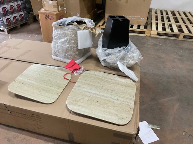 Housecraft living baru travetin-look salontafel (2x) - afbeelding 3 van  9