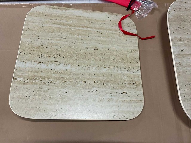 Housecraft living baru travetin-look salontafel (2x) - afbeelding 5 van  9