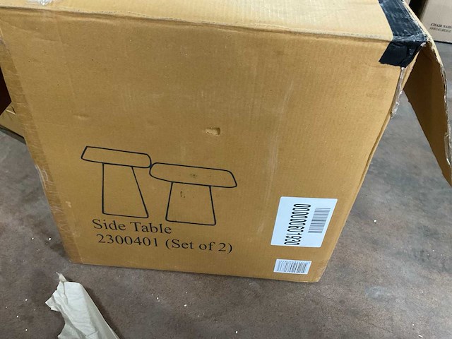 Housecraft living baru travetin-look salontafel (2x) - afbeelding 8 van  9