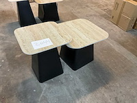 Housecraft living baru travetin-look salontafel (2x) - afbeelding 1 van  6