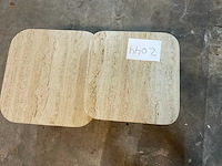 Housecraft living baru travetin-look salontafel (2x) - afbeelding 2 van  6