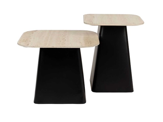 Housecraft living baru travetin-look salontafel (2x) - afbeelding 3 van  6