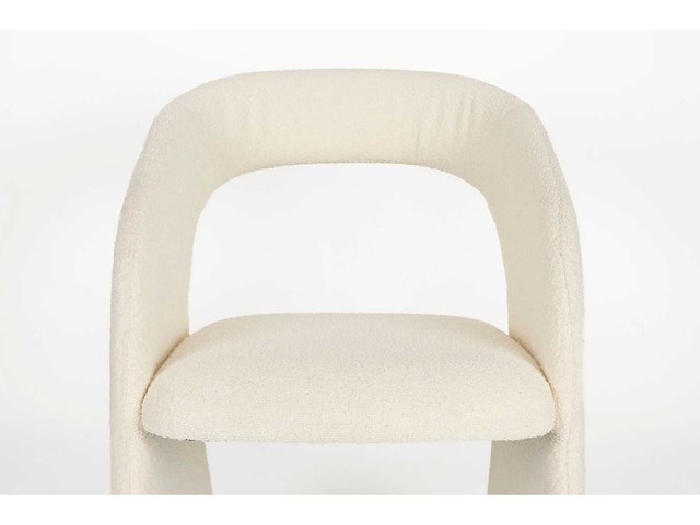 Housecraft living maire bouclé eetkamerstoel (2x) - afbeelding 4 van  11