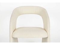 Housecraft living maire bouclé eetkamerstoel (2x) - afbeelding 4 van  11