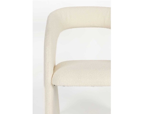 Housecraft living maire bouclé eetkamerstoel (2x) - afbeelding 8 van  11