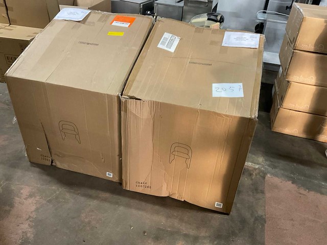 Housecraft living maire bouclé eetkamerstoel (2x) - afbeelding 10 van  11