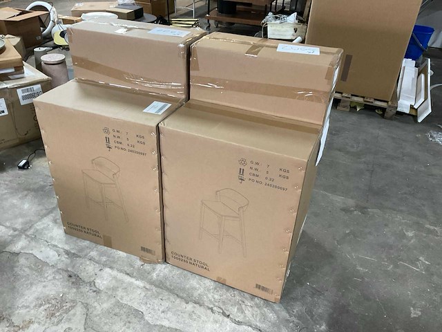 Housecraft living wooz eetkamerstoel (2x) - afbeelding 4 van  4